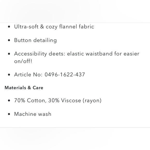 NWT AERIE OFF DUTY FLANNEL TROUSER PANTS - Picture 2 of 5